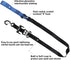 XSTRAP STANDARD Ratchet Tie Down Straps with Safety Clip 2PK 1-1/4" x 10' - 833 lbs Load Cap 2500 lbs Breaking Limit, Cargo Straps for Moving Appliances, Rubber Handles, 360 Degree Rotating Hook